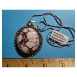 GERMAN SILVER NECKLACE - WHITE HORSE