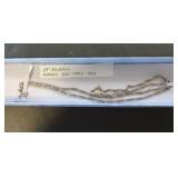 STERLING SILVER NECKLACE / 4.9G