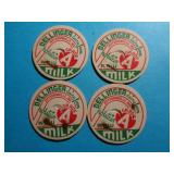 MILK CAPS -DELLINGER DAIRY JEFFERSONVILLE INDIANA