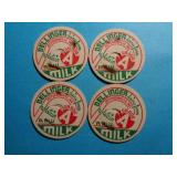 MILK CAPS -DELLINGER DAIRY JEFFERSONVILLE INDIANA