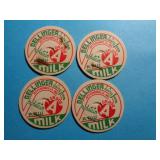 MILK CAPS -DELLINGER DAIRY JEFFERSONVILLE INDIANA
