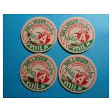 MILK CAPS -DELLINGER DAIRY JEFFERSONVILLE INDIANA