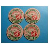 MILK CAPS -DELLINGER DAIRY JEFFERSONVILLE INDIANA