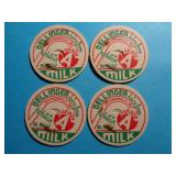 MILK CAPS -DELLINGER DAIRY JEFFERSONVILLE INDIANA