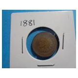 1881 INDIAN HEAD CENT