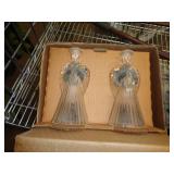 AVON ANGEL CANDLE HOLDERS