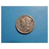 1937 SILVER MERCURY DIME
