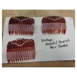 VINTAGE HAIR COMBS