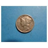 1937 SILVER MERCURY DIME
