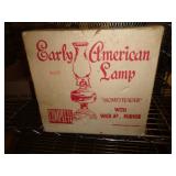 "EMPTY" OLDER LAMP BOX / S&T HARDWARE