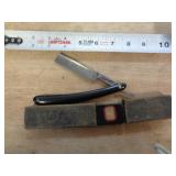 STRAIGHT RAZOR ORIG. BOX -  J WISS & SONS