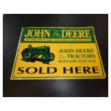 11"X15" METAL SIGN - JOHN DEERE