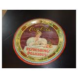 METAL COKE TRAY 12" ACROSS