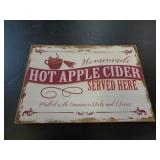 9"X13" WALL DECOR - APPLE CIDER