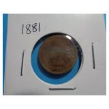 1881 INDIAN HEAD CENT