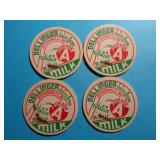 MILK CAPS -DELLINGER DAIRY JEFFERSONVILLE INDIANA