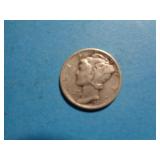 1937 SILVER MERCURY DIME