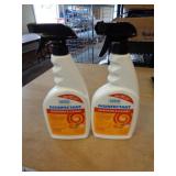 2 - BOTTLES OF DISINFECTANT CLEANER