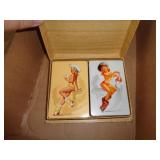 VINTAGE RISQUE PLAYING CARDS