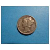 1937 SILVER MERCURY DIME