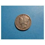 1937 SILVER MERCURY DIME