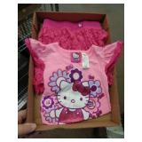 HELLO KITTY 4T SHIRT & SKIRT