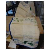 QUILT  / SOME SPOTS / NEEDS CLEANING