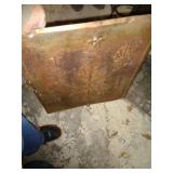 TIN FIREPLACE SHIELD / G