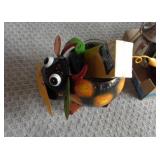 METAL  DECOR FLOWER POT / SR