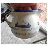 LOUISVILLE STONEWARE CREAMER / SR