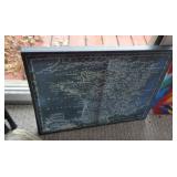 WORLD MAP PRINT / SR