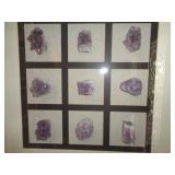 AMETYST CRYSTALS FRAMED / FOYER