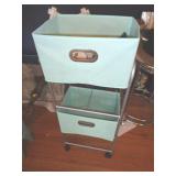 ROLLING BIN CART 35" T / LR