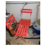 2 - METAL FOLDING CHAIRS / G