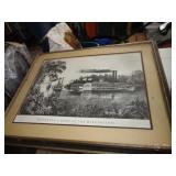 STEAM BOATS PRINT 23" X 30" / G