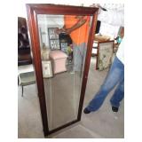 WALL MOUNT MIRROR JEWELRY CABINET 52" T / LR