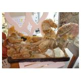 CHINESE MARBLE STATUE "ARMS ARE BROKE" / LR