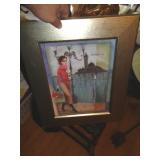 OIL ON BOARD ITALY CHIC ART DECO / LR