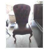 LEATHER CHAIR 41" T 20" W / LR