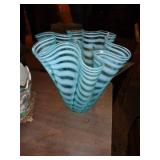 BLUE VASE 12" T PROBABLY MURANO / BM