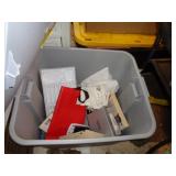 TOTE OF BOOKS & MISC / G