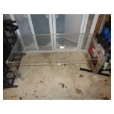 LUCITE TABLE 18"T X 48" L / G