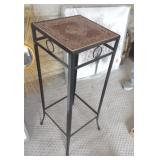 TILE TOP PLANT STAND / SR