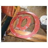 METAL SIGN LETTER / BM