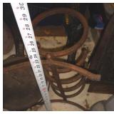 CAST IRON FIREPLACE LOG HOLDER / G