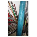 UMBRELLA, MISC TOOLS IN CORNER / G