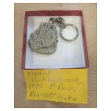 1988 P. DAVIS CASTLE KEYRING