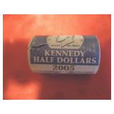 $10 BANK ROLL OF 2005-D KENNEDY HALF DOLLARS