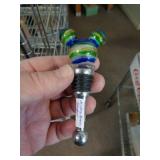 GLASS MICKEY MOUSE EARS WINE STOPPER