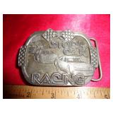 "HEAVY" STOCK CAR RACING  BELT BUCKLE
